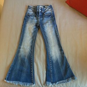 KanCan youth girl mid rise flare jeans 5 Buckle